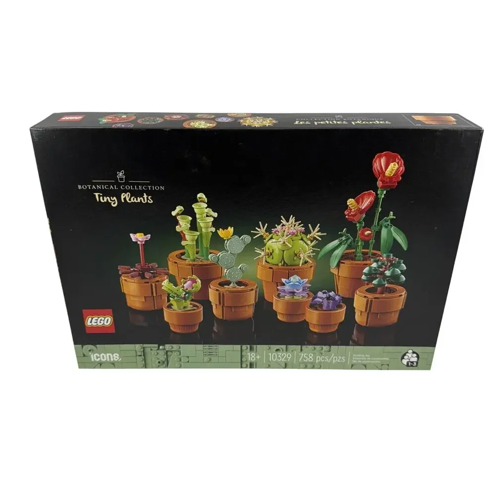 NIB LEGO Icons Tiny Plants 10329 & Sunflowers 40524 Botanical Collection 949 PCS